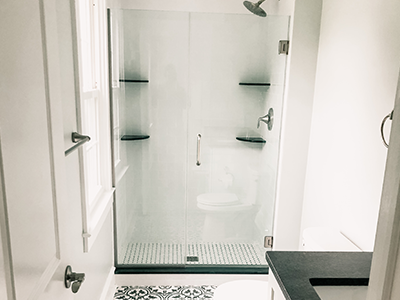bathroom remodeled by Pellak Construction