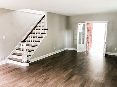 entryway remodeled by Pellak Construction